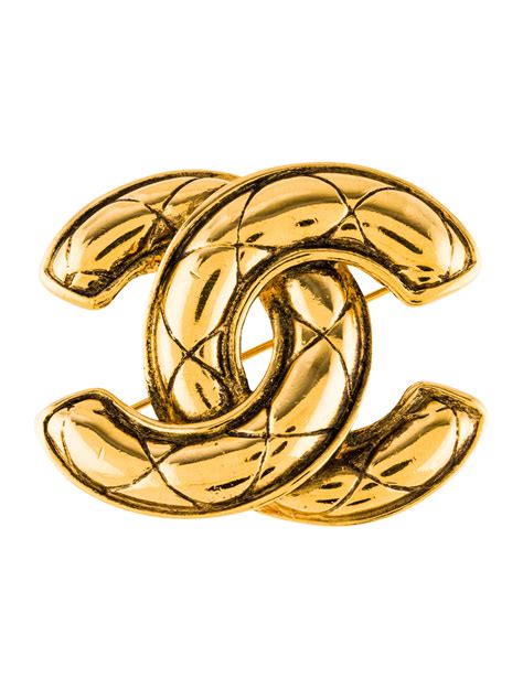 chanel gold tone brooch|Chanel brooch nordstrom.